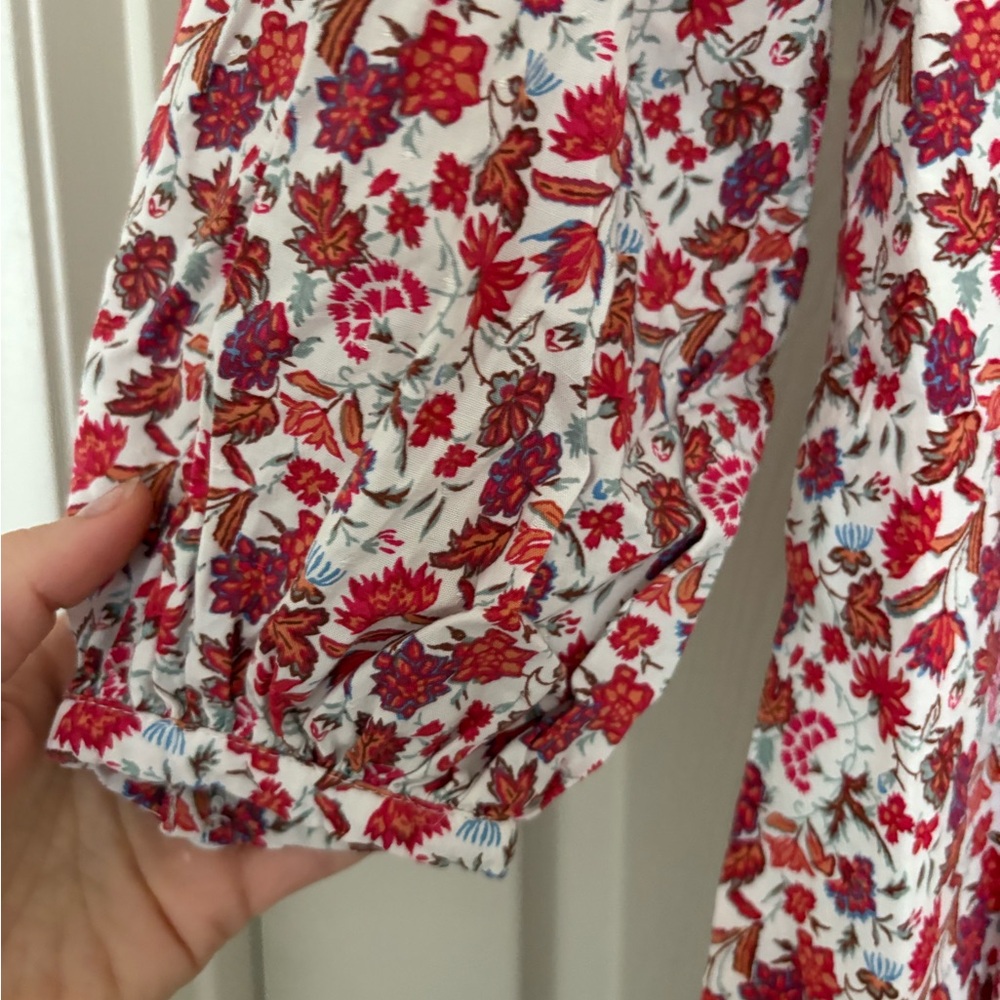 Floral Long Sleeve Dress Universal Thread - Picture 4 of 7